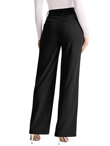 NIMIN High Waisted Work Pants for Women Wide Leg Dressy Pants Business Casual Trousers 2025 Summer Slacks with Pockets thumbnail 2