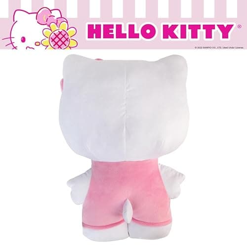 Hello Kitty Pink Plush Cuddle Pillow Buddy, Kids Bedding Super Soft & Cozy, (Officially Licensed Product) by Franco thumbnail 6