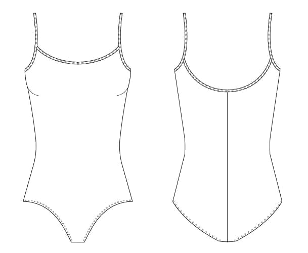 Block Dance Women's Nejor Microlux Camisole Leotard – Scoop Front & Back Ballet Cut, Fade-Resistant Fabric thumbnail 2