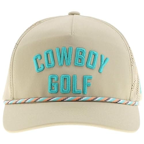 HOOEY Cowboy Golf Adjustable Snapback Hat with Embroidered Logo thumbnail 5