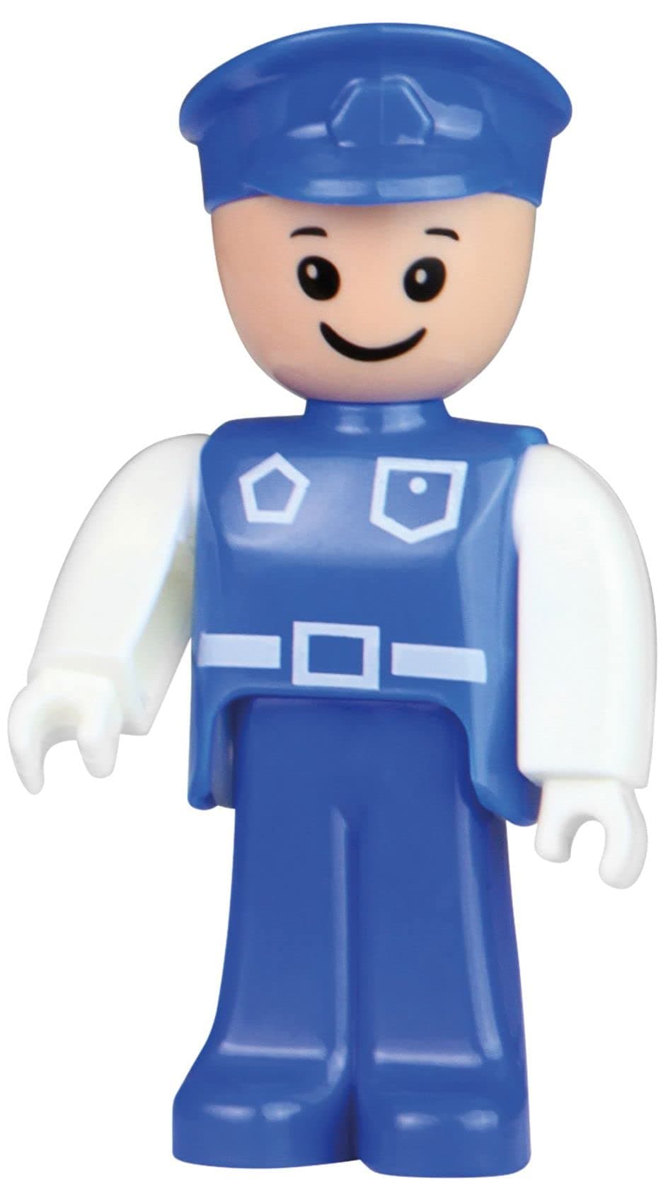 Lena 04490 Police Set of 4 Fully Moving Figures, Action Figures, Accessories Pack TRUXX² Vehicle Series, Action Figures for Indoor and Outdoor, for Children from 12 Months, 4 Game Figures Set 1 thumbnail 4