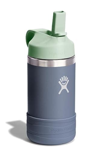 Hydro Flask Kids Water Bottle for School - Stainless Steel and Insulated with Straw Cap - 12 Oz Koala thumbnail 4