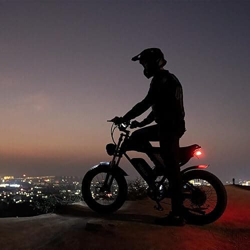 Electric Bike for Adults Q20, 2000/1500W, 37/30MPH,52V 40AH,48V/20AH E-Bike,30-180 Miles Electric Motorcycle, 20" Fat Tire Dirt Bike, UL2849 All Terrain for Mountains, Snow, Sand, Road - 𝗤𝟮𝟬-𝟭𝟱𝟬𝟬𝗪 𝟰𝟴𝗩𝟮𝟬𝗔𝗛 thumbnail 8