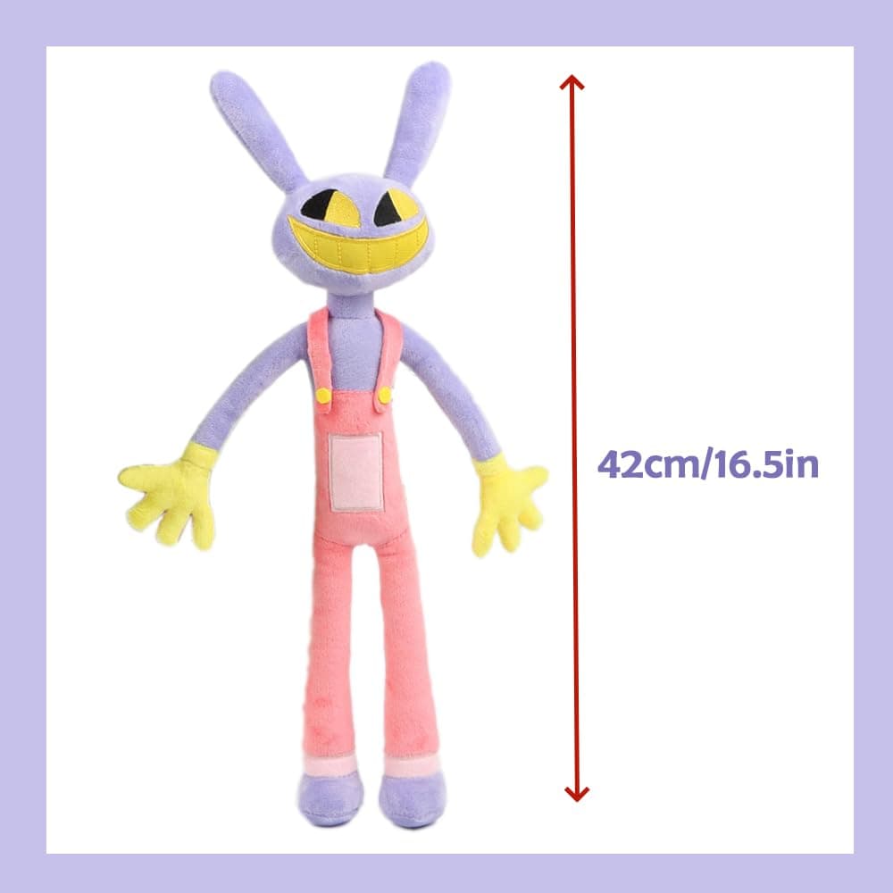 The Amazing Digital Circus Plush,Cute Jax Pomni Kinger Zooble Bubbles Caine Stuffed Plushie Christmas Birthday Gifts (da tuzi) thumbnail 2