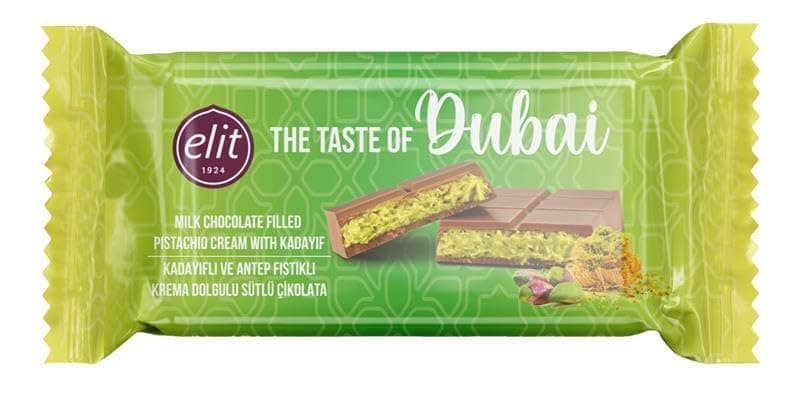 Dubai Chocolate Bar Pistachio Knafeh – Premium Milk Chocolate with Roasted Pistachios & Crispy Knafeh, Pistachio Cream Infused, 3.17 oz (90g) thumbnail 3