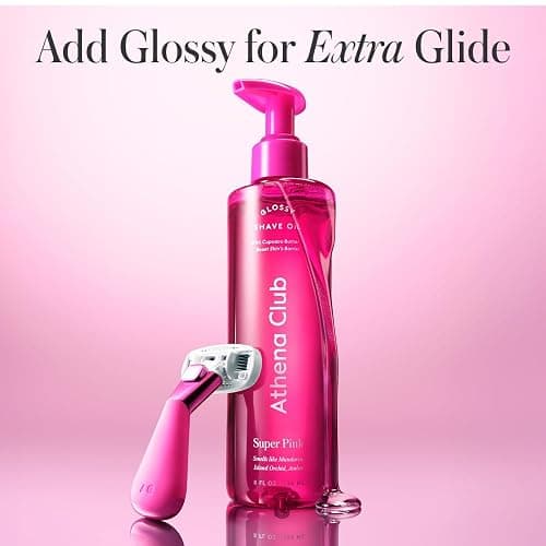 Athena Club Women's Mini Travel Razor - Trial Size - Super Pink thumbnail 14