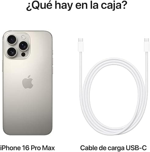 Apple iPhone 16 Pro Max, US Version, 256GB, Natural Titanium - Unlocked (Renewed) thumbnail 5
