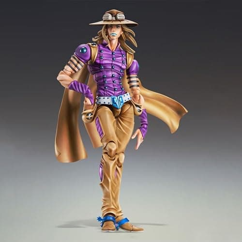 Zhongkaihua JJBA Anime Figures Gyro Zeppeli Super Action Statue Figure Joints Movable and Interchangeable Accessories Models Collectible Desktop Decorations thumbnail 5