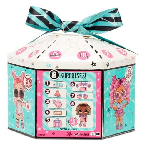 L.O.L. Surprise! Present Surprise. Star Sign Themed Glitter Doll with 8 Surprises. Fun Colour Change Effect and Fashion Accessories. Present Surprise Series 2. Collectible Dolls for Girls Ages 3 plus thumbnail 9