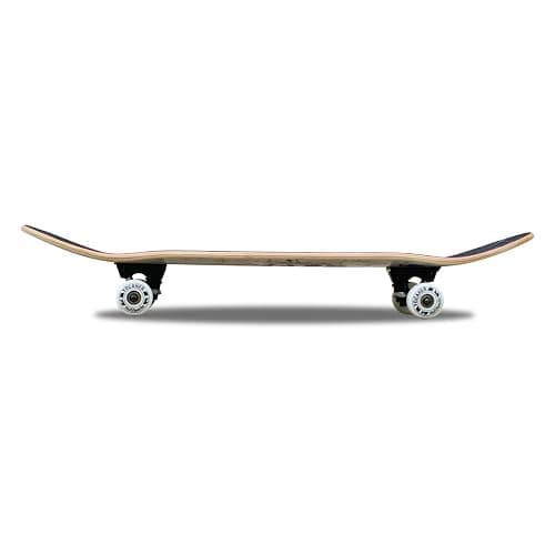 Pro Yocaher Complete Skateboard 7.75" Natural, Black, Checker, Camo & More | 7-Ply Canadian Maple Wood, Heavy Duty Alloy Aluminum Trucks, ABEC-9 Bearings, 54mm Polyurethane Wheels, BlackWidow Grip Tape thumbnail 3