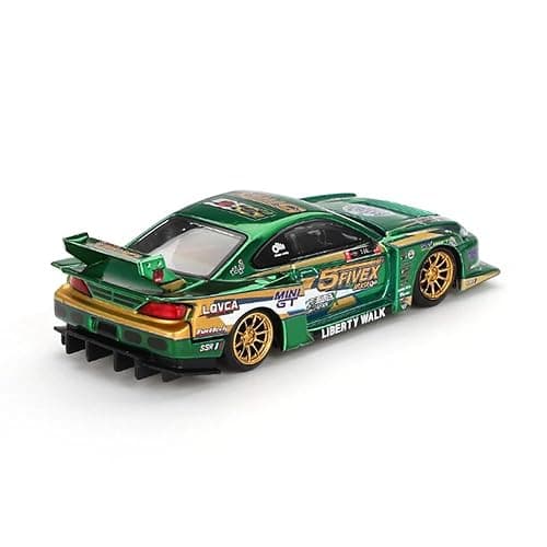 Diecast Model Car Compatible with Mini GT 1:64 Nissan Silvia S15 LB-Super Silhouette LBWK 2024 Fausto Racing Limited Edition MGT00858 thumbnail 4