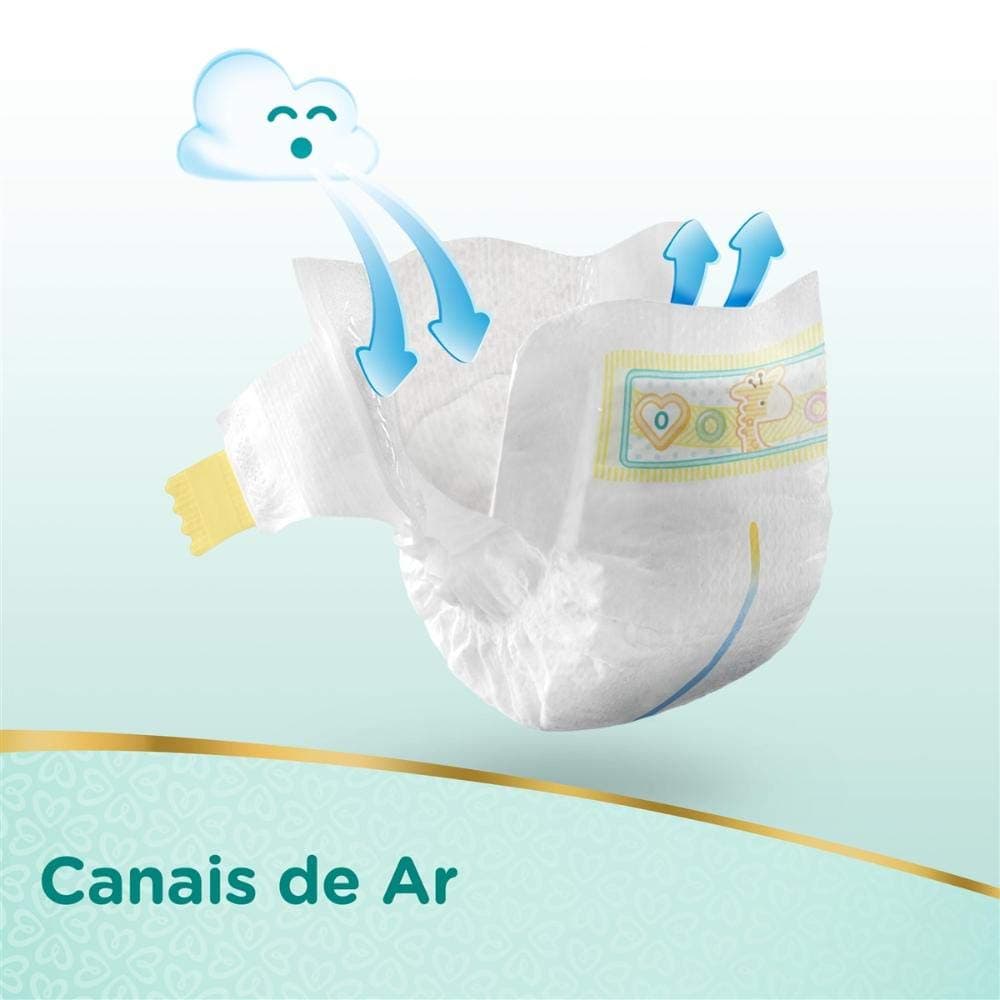 Kit Fralda Pampers Premium Care Recém Nascido com 80 unidades - Até 4kg thumbnail 3