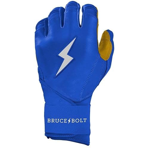 BRUCE BOLT Original Series Long Cuff Batting Gloves - Multiple Colors - Adult & Youth Sizes thumbnail 3