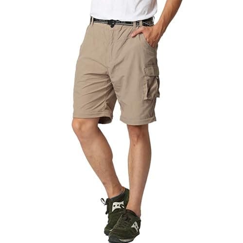 JOMLUN Boy’s Scout Pants Convertible Hiking Quick Dry Zip Off Pants Outdoor Climbing Casual Trouser Kids Youth Cargo Pants thumbnail 5