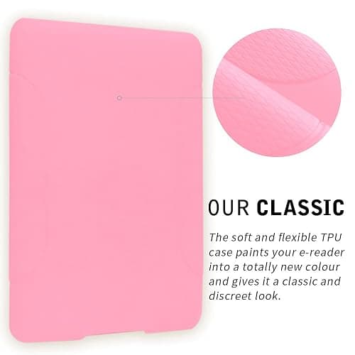 Youngme Case for All-New Kindle (11th Generation, 2024/2022 Release) - Slim Fit TPU Gel Protective Cover Case for All-New Kindle E-Reader 6" (Pink) thumbnail 5