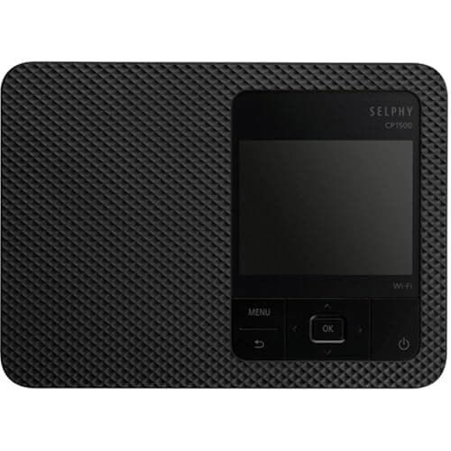Canon SELPHY CP1500 Compact Photo Printer | Black with 2 x KP-108IN Color Ink and Paper Set (3 Items) thumbnail 3