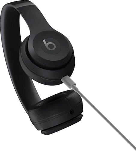 Beats Solo 4 - Wireless Bluetooth On-Ear Headphones, Apple & Android Compatible, Up to 50 Hours of Battery Life - Matte Black (Renewed) thumbnail 3