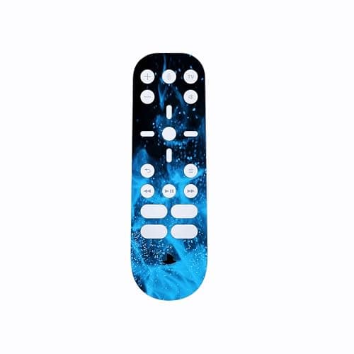 PlayVital Blue Flame Full Set Skin Decal for ps5 Console Disc Edition,Sticker Vinyl Decal Cover for ps5 Controller & Charging Station & Headset & Media Remote - Blue Flame thumbnail 5