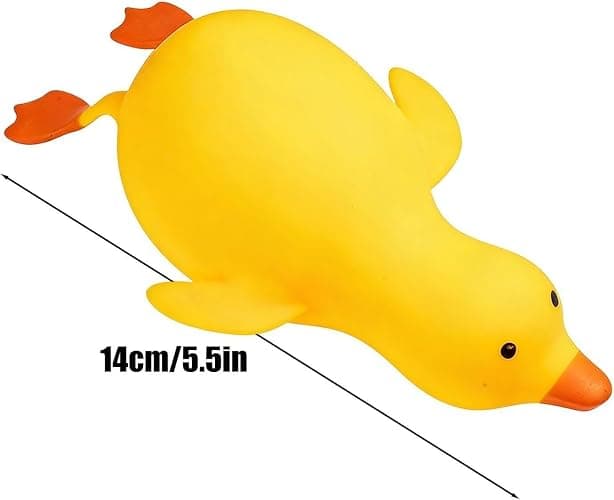 Slow Rise Squishys, Cute Duck Squishy Sugar Stress Ball, 5.5 Inch Glitter Duck Squeezes, Squishies Glitter Ducks, Soft Sugar Squishys, Moldable Squishy Fidgets, Portable Fun Gift for Adults thumbnail 3