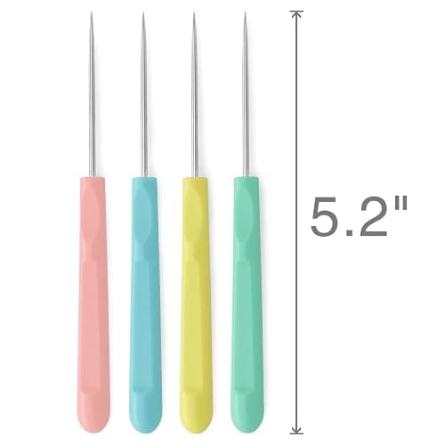 4Pcs Sugar Stir Needle Scriber Needle Cookie Decorating Supplies Tool 5.2 Inches thumbnail 2