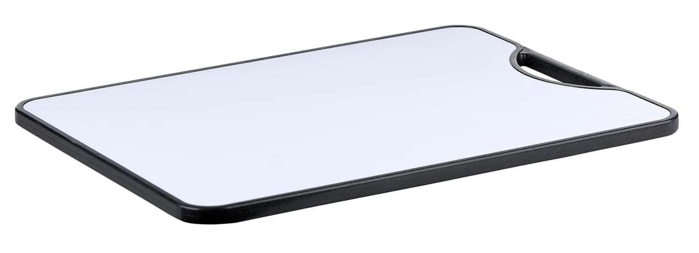 alpina Planche à Découper Double Face en Bambou et Plastique - Plateau Bois Rectangulaire 38 x 28 cm - Plateau de Service et Planche Bois - Plateau Fromage Moderne et Pratique thumbnail 2