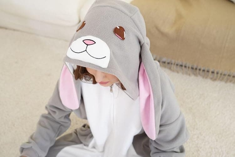 DSMTALS Unisex Adult Animal Onesie Pajamas, Cozy Flannel Halloween Costume, Homewear, Sleepwear for Men and Women thumbnail 6