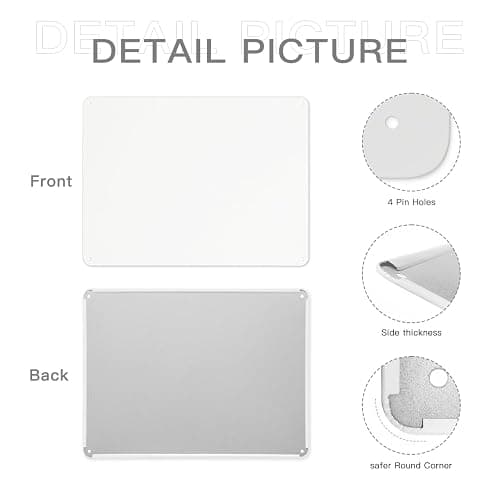 Custom Metal Personalized Signs With Photo Text Logo - Wall Decorative House Signs For Business Office Home thumbnail 6