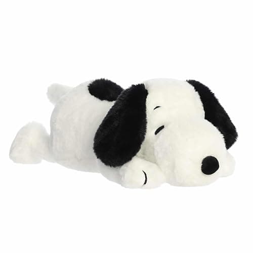 Aurora® Adorable Peanuts® Huggable Snoopy Stuffed Animal - Officially Licensed Toys for All Snoopy Fans - Nostalgic Gift for Adults and Birthday Celebrations - White 17.5 Inches - Image 1