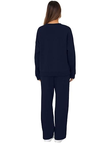 XIEERDUO Sweatsuits Women 2 Piece Outfit Matching Lounge Sets Fall Outfits 2025 Fashion Clothing Crewneck Track Suits thumbnail 5