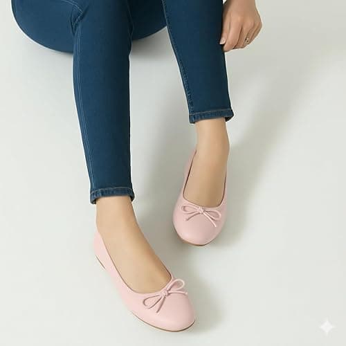 EMMA NEW YORK Women's Flats Round Toe Comfort Elastic Flats for Women thumbnail 3