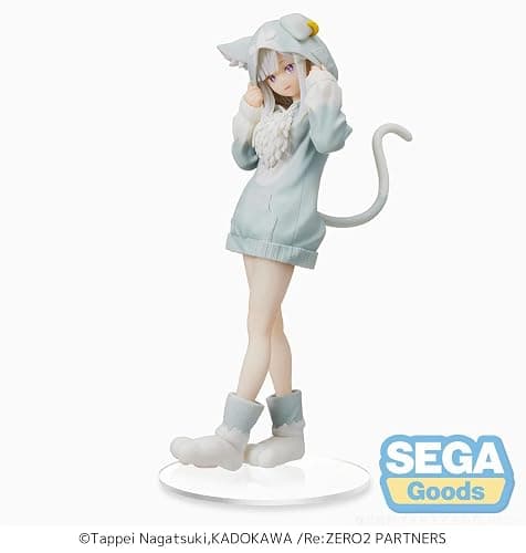 SEGA - Re:Zero Starting Life in Another World - Emilia - The Great Spirit Puck - SPM Statue - Image 1