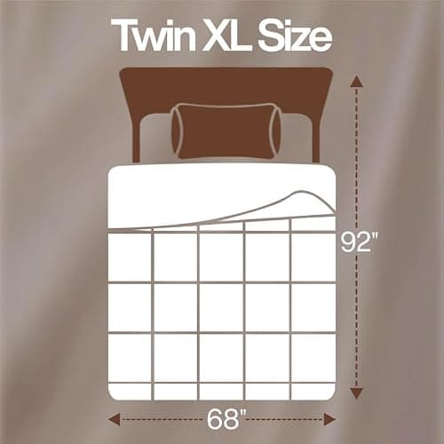 *BOUGHT* Utopia Bedding Twin XL Comforter Duvet Insert, Quilted White Comforter with Corner Tabs, Box Stitched Down Alternative Comforters Twin XL Size 68 x 92 inches thumbnail 2
