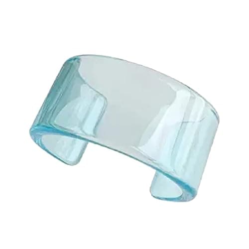 Caiyao Colorful Square Acrylic Resin Bangle Bracelet Wristbands Tortoiseshell Acetate Plate Cuff Bracelet Vintage Wide Irregular Geometric Plastic Bracelet for Women Jewelry - Image 1