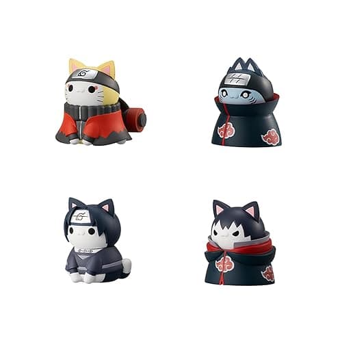 Megahouse - Naruto Shippuden - Nyaruto Shippuden: Battle to defend Konoha!, Mega Cat Project (Complete Set with Gift) thumbnail 4