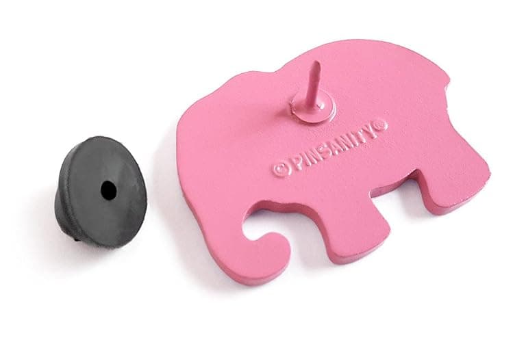 Pinsanity Pink Animal Cookie Enamel Lapel Pin thumbnail 3