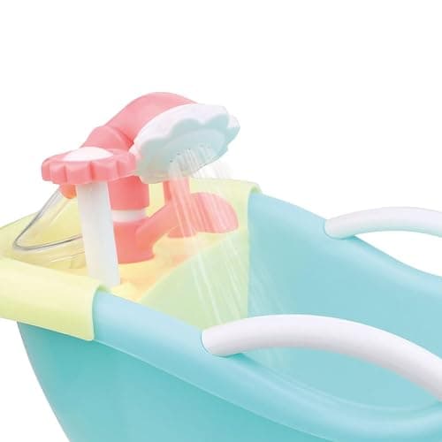 JC Toys - for Keeps Playtime! | Baby Doll Real Working Bath Set | Fits Dolls up to 16" | Shower and Faucet Really Work | Play Accessories | Ages 2+ thumbnail 6