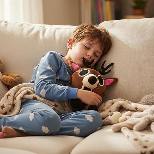 MaMiDay 99 fforest Plush, 10 Inch Soft Stuffed Animal, Brown Deer Collectible Gaming Character,Collectible Stuffed Animals Dolls thumbnail 3