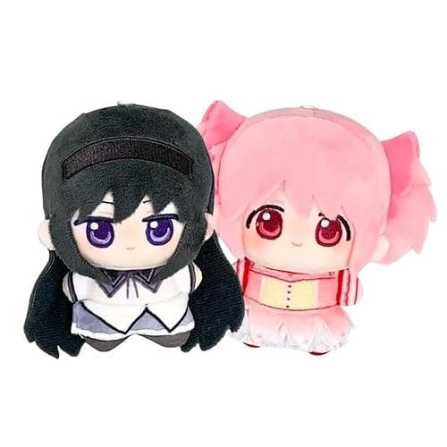 LUNK KanameMadoka Plush Figure Anime Akemi Homura Figure Cartoon Stuffed Doll Pendant Pillow Girl Figurine 10cm/3.94in - Image 1