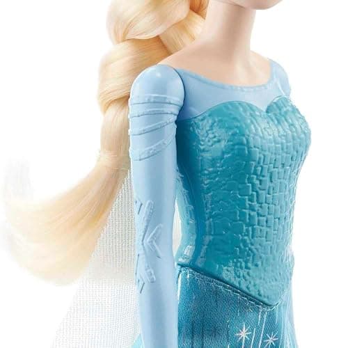 Mattel Disney Princess Dolls, Elsa Posable Fashion Doll with Signature Clothing and Accessories, Disney's Frozen Movie Toys thumbnail 4