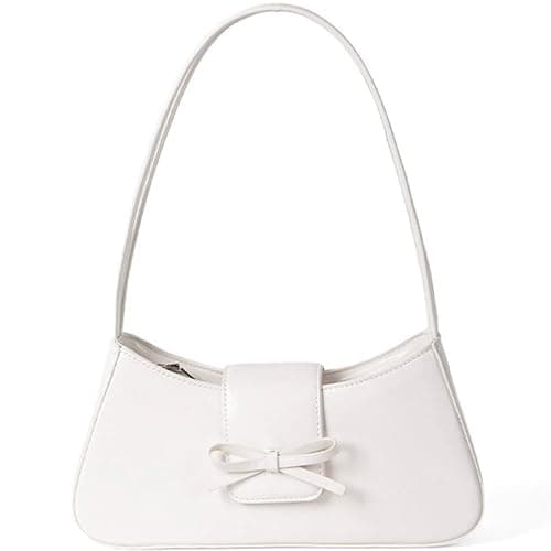 GETERUUV Shoulder Bags for Women Coquette Bow Purse Y2k Bag Small Cute Purses Mini Hobo Handbag Faux Leather Shoulder Purse - Image 1