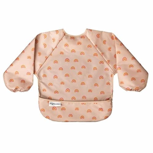 Tiny Twinkle Long Sleeve Bib for Babies & Toddlers | Waterproof Smock Bib for Eating | Machine Washable & Mess-Proof Feeding Essentials | Newborn Shower Gift (Boho Rainbow, 6–24M) thumbnail 3