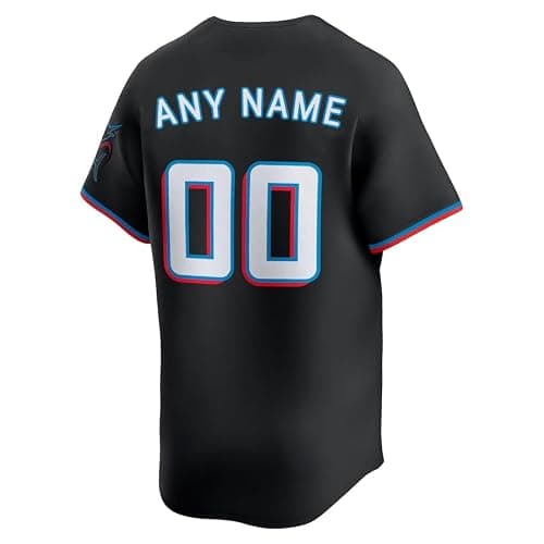 Personalized Baseball Jersey with Your Name and Number Custom Button Down Jersey for Man Woman Youth thumbnail 3