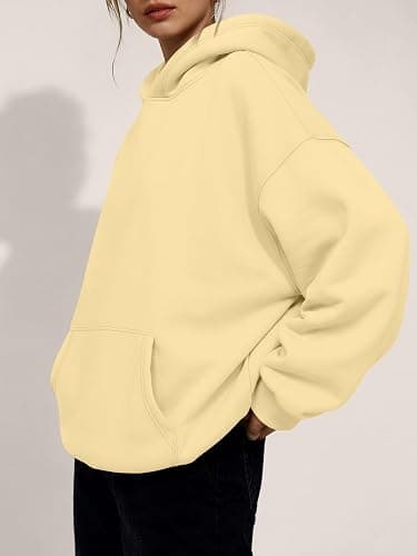 Trendy Queen Women Oversized Hoodies Fall Outfits | Gentle Skin Feel, Aesthetic Drop Shoulder, Large Kangaroo Pocket, Seamless Daily Outfit Match thumbnail 3
