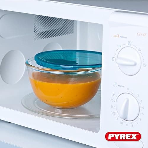 Pyrex – 8023509 – 3 Pieces; Glass Mixing Bowls/Salad Bowl – 0.5 L; 1 L; 2 L – Borosilicate Glass – Heavy Duty – Made in France thumbnail 6