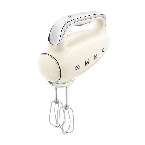 Smeg, Sbattitore Elettrico HMF01CREU, 9 Livelli di Velocità, Funzione Turbo, Sistema di Avvio Smooth Start, 4 Fruste, 2 Ganci Impastatori e Avvolgicavo in Dotazione, 250W, Crema thumbnail 3
