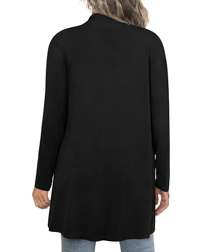 Anymiss Womens Long Cardigan Lightweight Flowing Hem Knit Jackets S-2XL thumbnail 5