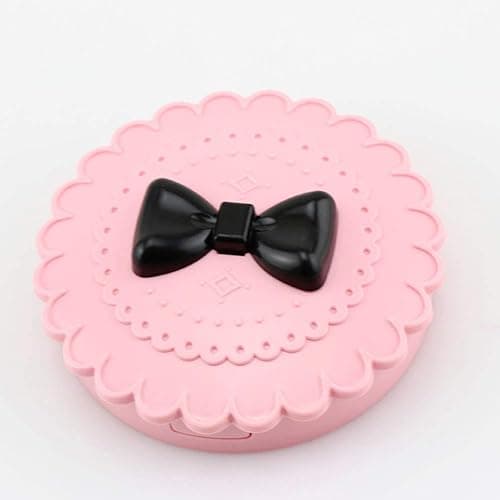 2 PCS Cosmetic Case with Mirror Eyelash Case Makeup Storage Box Travel Cosmetic Bag Pink Place Eyelashes thumbnail 6
