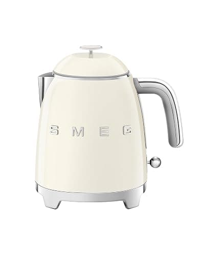 SMEG Mini 50's Retro Style 3 Cup Electric Kettle with Double Wall Anti Slip Base and Water Level Indicator (Cream) - Image 1