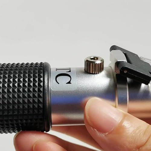 aichose Brix Refractometer with ATC, Dual Scale - Specific Gravity & Brix, Hydrometer in Wine Making and Beer Brewing, Homebrew Kit thumbnail 7