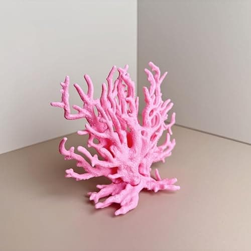 SwandTanpand Pink Aquarium Coral Fish Tank Decorations Aquarium Landscape | Realistic coral aquarium decoration, 5.9" x 4.7" , suitable for fish, works for freshwater/saltwater tanks, easy to clean thumbnail 2